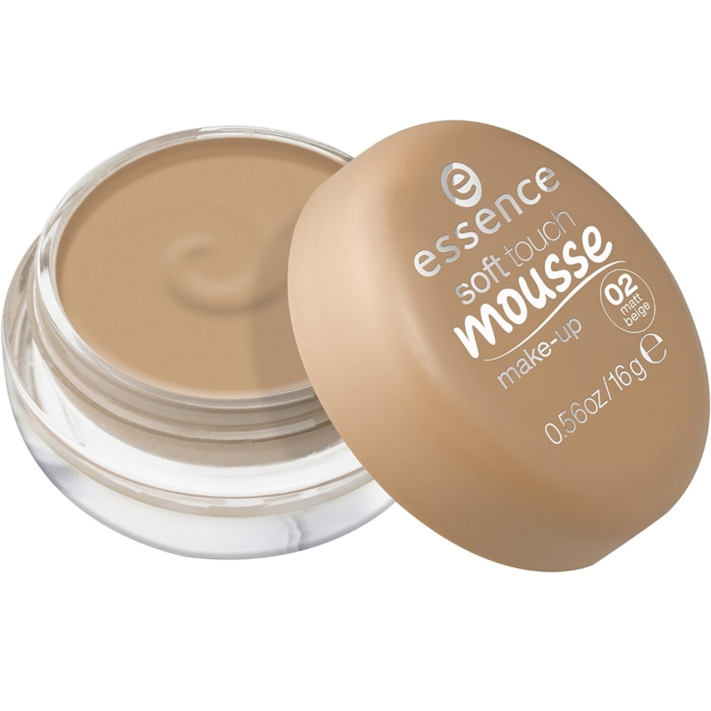 Essence Soft Touch Mousse Foundation Makeup 02 Matt Beige - Price For One Piece